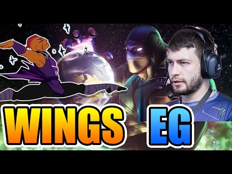 BLACKKKKKK HOLLLEEEEEE - Wings vs EG TI6 Dota 2