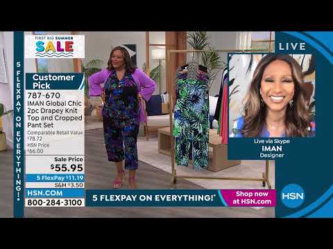HSN | IMAN Global Chic Fashions 05.30.2022 - 08 PM