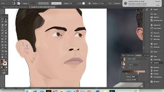 Speed Drawing Cristiano Ronaldo - Adobe Illustrator