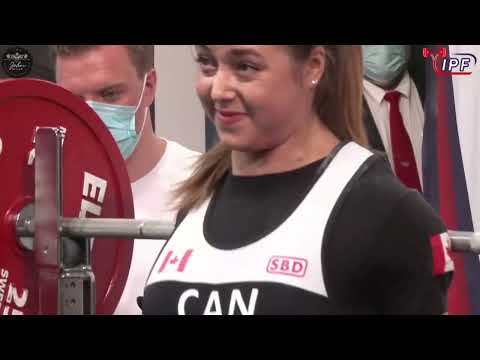 Jessica Buettner - 1st Place 563kg Total - 76kg Class 2021 IPF World Women's Classic