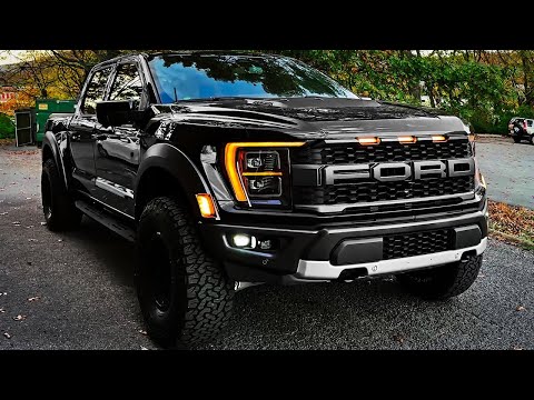 2023 Ford F-150 Raptor Black - interior and Exterior Details (Wild Truck)