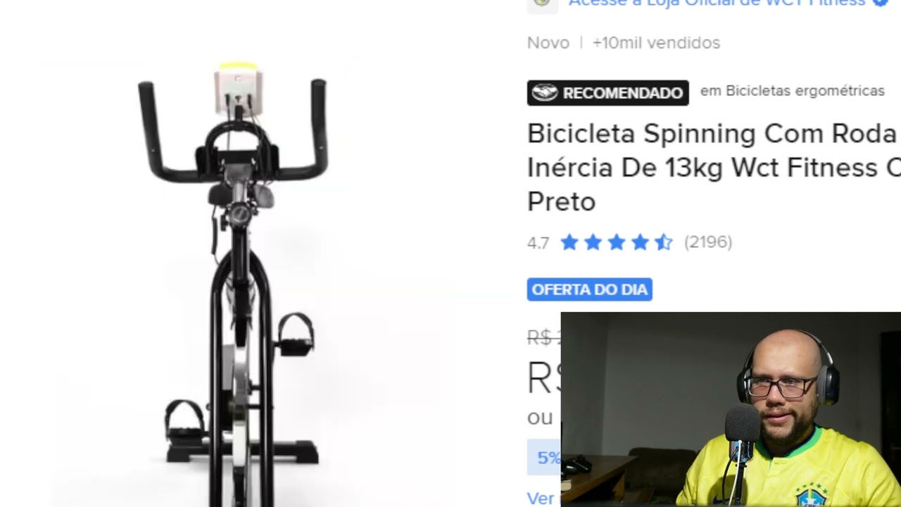 Bicicleta ergométrica WCT 10100052 Para Spinning vale a pena?