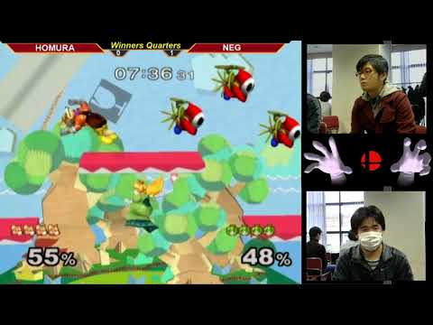 MasterHand 41 SSBM -Winners Quarters- Homura(Fox) vs. NEG(Peach)