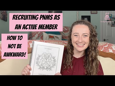 Tips for recruiting PNMs as an ACTIVE MEMBER | Sorority Recruitment 101