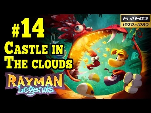 Rayman Legends Walkthrough - Toad Story Part 14 Castle in The Clouds (1080p)