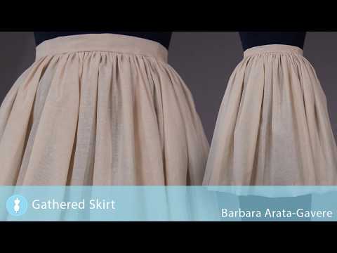 Gathered Skirt with Waistband