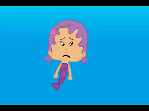 Oona swims animation