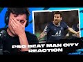 MESSI SCORES FIRST GOAL FOR PSG | PSG 2-0 MAN CITY REACTION