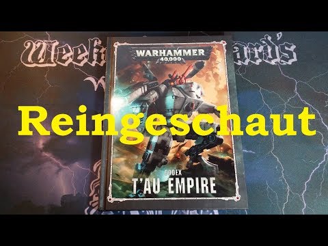 REINGESCHAUT: Warhammer 40k: Codex Tau Empire 8. Edition