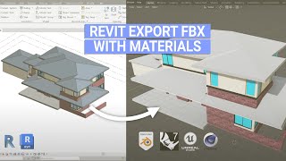 Revit how to export FBX with materials