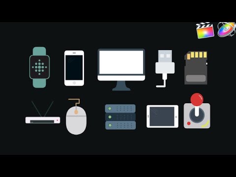 Techs Animated Icons Final Cut Pro Templates