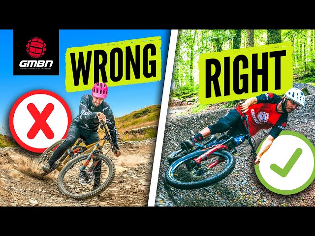 how to ride berms on a mountain bike