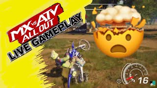 MX vs. ATV All Out - Ripping on the 2017 Yamaha yz125 - Freeriding & Racing - Raw live gameplay