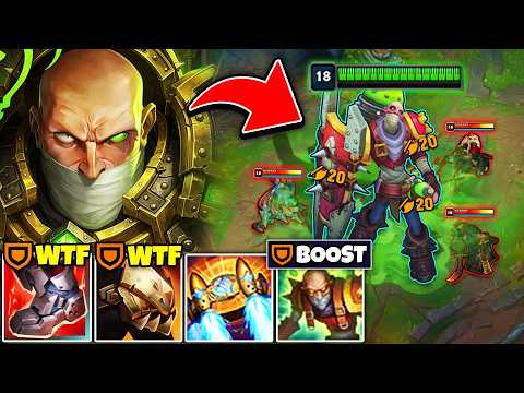 The enemy team picked all AD champs against my Singed... BIG MISTAKE!