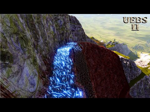 REVENGE MISSION 2,500 LASER KNIGHTS vs 1,000,000 ZOMBIES  | Ultimate Epic Battle Simulator 2 UEBS 2