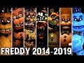 Evolution Of Freddy In FNAF 2014 2019 Frostbear Update