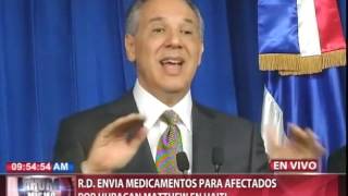 RD envía medicamentos para afectados por huracán Matthew en Haití RD envía medicamentos para afectados por huracán Matthew en Haití