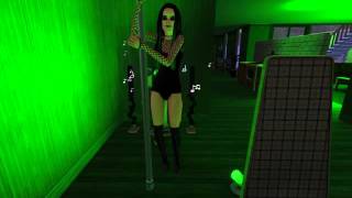 The Sims 3 Pole Dancing to Set Me On Fire By Type O Negative