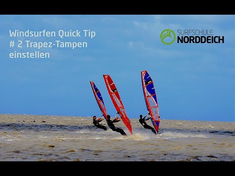 Windsurfen Quick Tip #2 Trapez-Tampen Einstellen