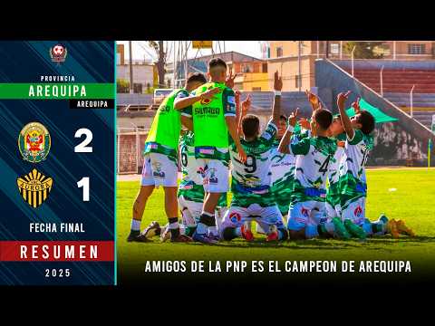 "Los Amigos de la PNP" eliminated Aurora and was crowned champion of Arequipa | Amigos de la PNP ...
