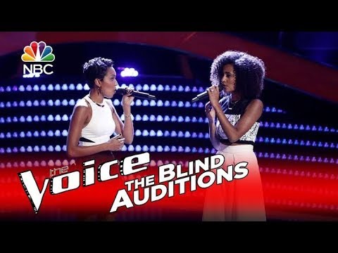 The Voice 2016 Blind Audition - Whitney & Shannon- 'Landslide'