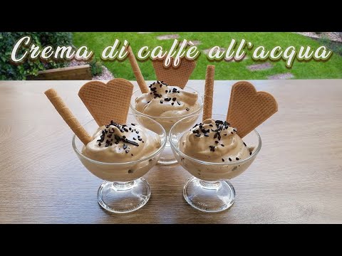 CREMA DI CAFFE' ALL' ACQUA - PRONTA IN 2 MINUTI!! -