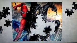 Spiderman juego de rompecabezas Rompecabezas De Marvel Juego Actividades de aprendizaje para niños J