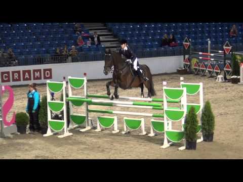 Laura Penele and Progress won Young riders class 130cm/Tallinn International Horse Show 2012