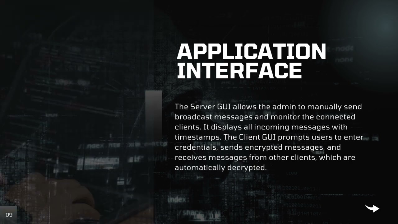 Java-Based Client-Server Chat Application with AES Encryption and User Authentication