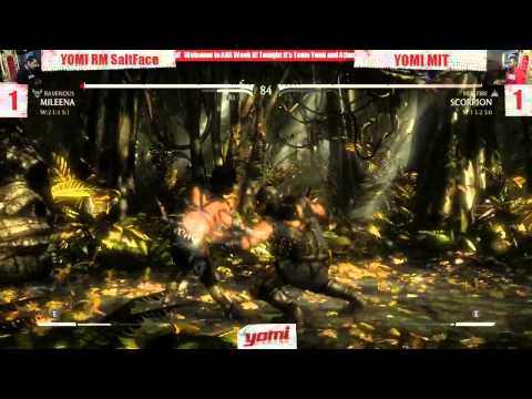 Yomi Gaming MKX Kombat Tuesday Week 8 Winner's Finals YOMI RM SaltFace vs YOMI MIT