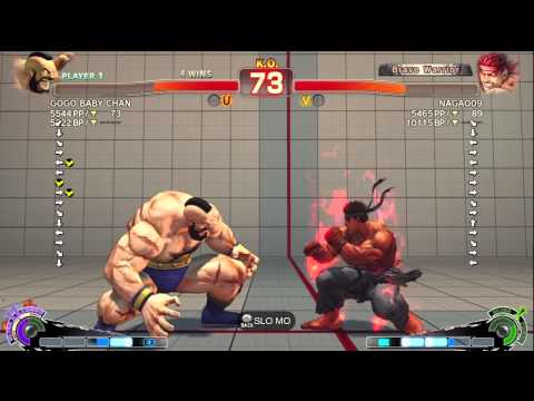 Hagejin (Zangief) vs NAGAO (Evil Ryu) - AE 2012 Endless Matches *720p HD*