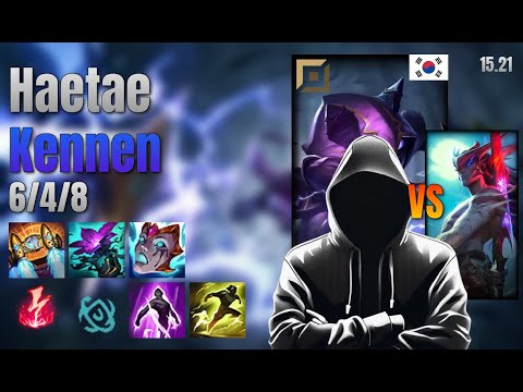 Haetae Top Kennen vs Yone lol KR solo rank Full Game 15.21 | 해태 케넨 vs 요네
