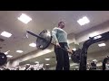 Barbell stiff leg deadlift for Glutes & Hamstrings.