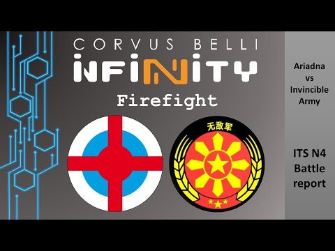 Fast Panda Gaming: Infinity N4 Battle Report - Firefight (Aridna vs Invincible Army)