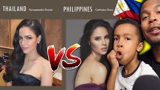 WHO DO YOU THINK IS THE MOST BEAUTIFUL ? | FACE OFF: Thailand vs Philippines ( women )