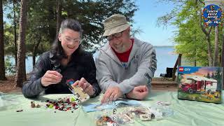 Building the LEGO Holiday Camper Van Lakeside