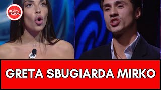Greta sbugiarda Mirko in diretta..