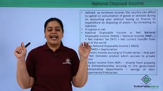 Class 12th – National Disposable Income | Economics | Tutorials Point