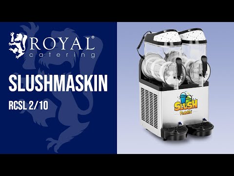 video - Slushmaskin - 2 x 10 liter - LED