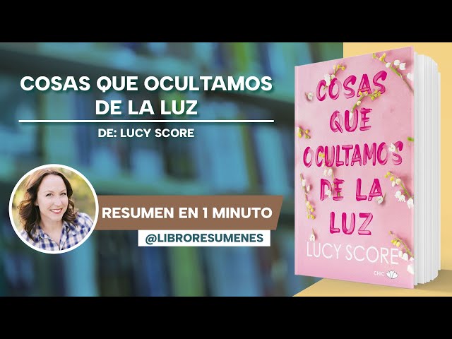 Vídeo relacionado con Cosas que ocultamos de la luz (CHIC EDITORIAL)