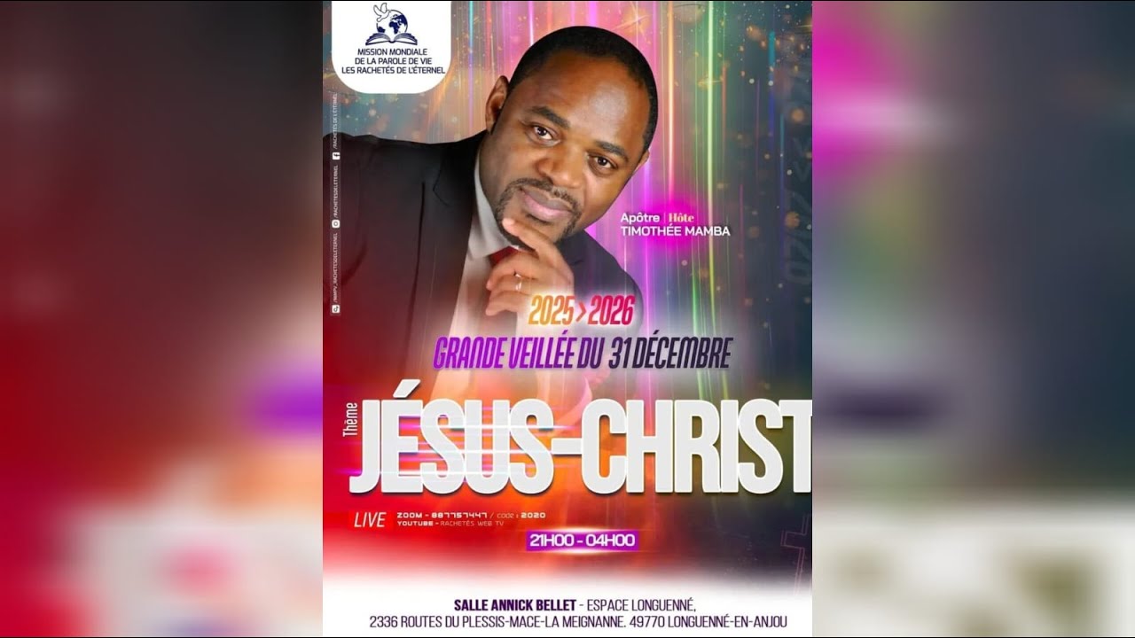 Grande veillée du 31 décembre 2025