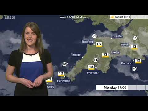 Alex Osbourne BBC South west news weather 12-03-2018 - 60 FPS