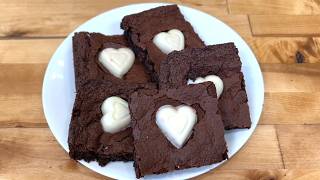 Heart Brownies in 10 Minutes | Budget Valentine's Day Treat!