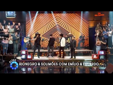 Rio Negro & Solimões com Emílio & Eduardo cantam ‘Você Virou Saudade’ | Altas Horas 24/01/2026