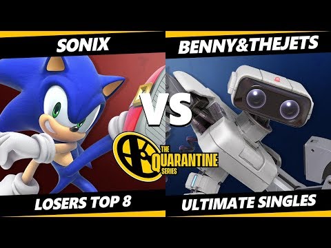 The April Minor Losers Top 8 - Sonix (Sonic) Vs. Benny&TheJets (ROB) Smash Ultimate - SSBU