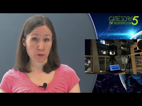 Researchers record audio by focusing a telescope on a distant lightbulb