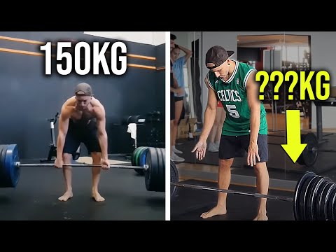 CALISTENICO PROVA IL SUO SECONDO STACCO DA TERRA - DEADLIFT PRINCIPESCO👑 #powerlifting #natural