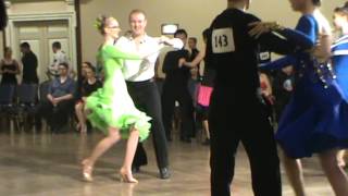 Silver Rhythm Mambo First round Andy and Sarah, Austin and Sabrina