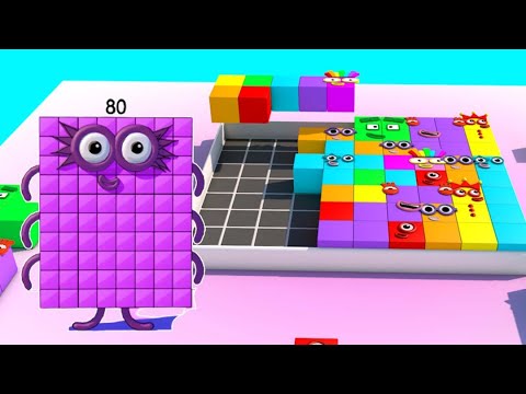 NUMBERBLOCKS PUZZLE GAME LEVEL 4 , CREATE NUMBERBLOCKS 80