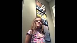 Chloe singing Gainsville by Dillinger Four